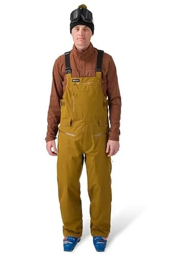 Flylow Firebird Waterproof Ski Bib Pants - Rye - XL | All-Mountain Waterproof Breathable Snowwear thumbnail 2