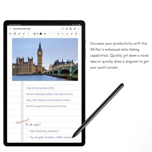 Anglepingping Galaxy Tab S9 Stylus Pen Replacement Black | Precise, Compatible with Samsung Galaxy Tab S9 Ultra & S9 Plus thumbnail 5