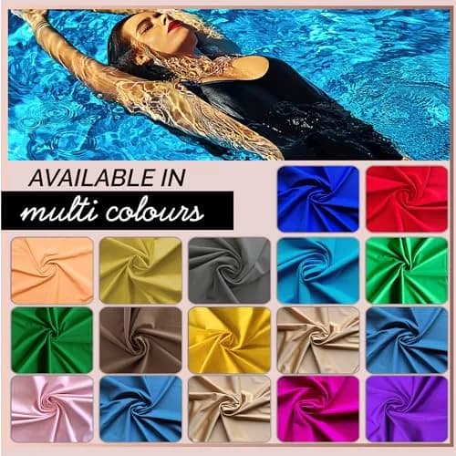 Barcelonetta Nylon Spandex Fabric | 80% Nylon, 20% Spandex | 4-Way Stretch for Activewear & Swimwear (1 Yard) thumbnail 4