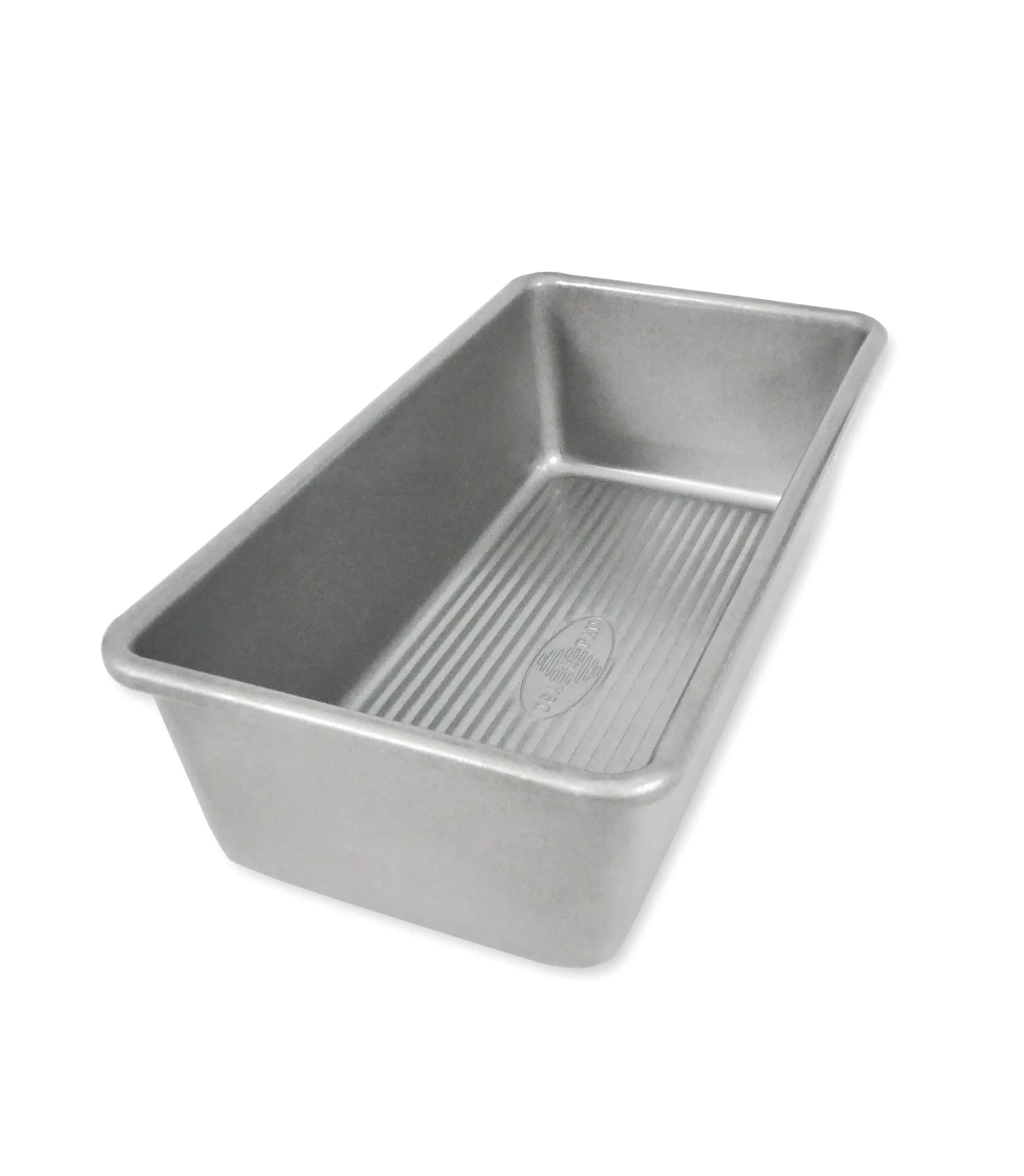 USA Pan Large Nonstick Bread Loaf Pan 25cm x 13cm x 8cm (10" x 5" x 3") | Ideal for Large Loaves & Cakes — Aluminized Steel
