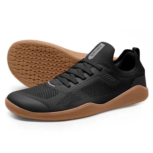 AIRHAS Men's Barefoot Running Shoes Zero Drop Minimalist Sneakers with Anatomical Toe Box, 24.5cm (9.5 US) | Natural Foot Movement thumbnail 1