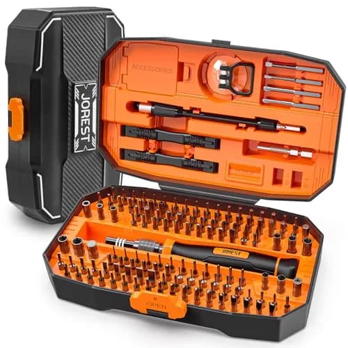 Jorest 152-in-1 Precision Screwdriver Set with Magnetic CRV Bits & Flexible Shaft | Essential for Electronics Repair thumbnail 1