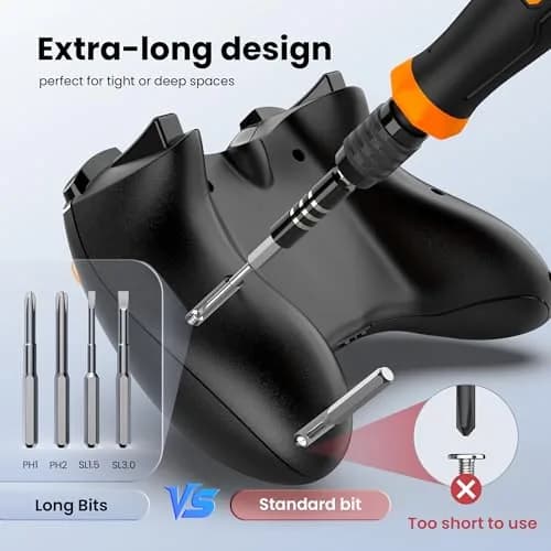 Jorest 152-in-1 Precision Screwdriver Set with Magnetic CRV Bits & Flexible Shaft | Essential for Electronics Repair thumbnail 7