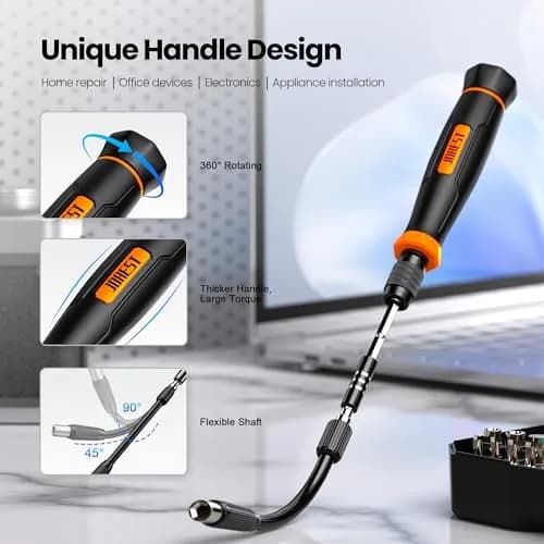 Jorest 152-in-1 Precision Screwdriver Set with Magnetic CRV Bits & Flexible Shaft | Essential for Electronics Repair thumbnail 2
