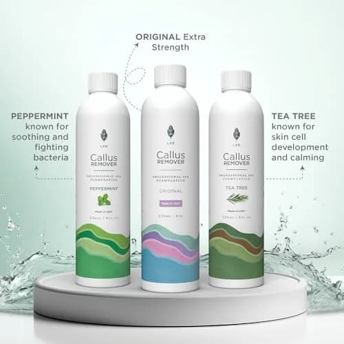 Lee Beauty Professional Peppermint Callus Remover Gel 2x6oz (12oz Total) | Smoother, Softer Feet in Minutes thumbnail 7