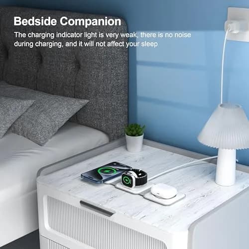 UCOMX 3 in 1 Wireless Charging Station Foldable for Multiple Devices | Travel Nano Charger with 35% Faster Speed thumbnail 6