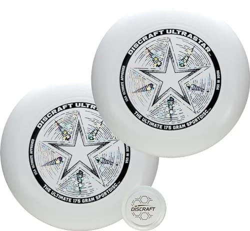 Discraft White UltraStar 2-Pack, 175g | Professional Quality Ultimate Discs thumbnail 1