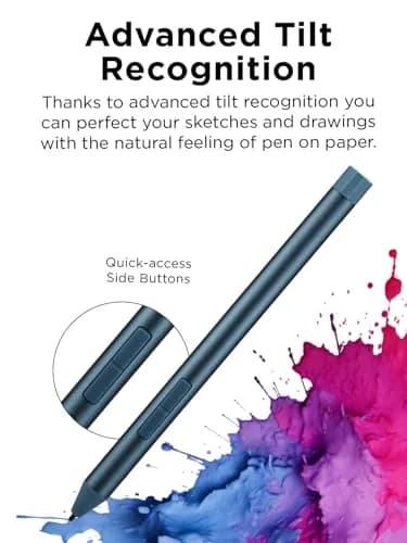 Lenovo Digital Pen 3 for Laptops, Tidal Teal, 4096 Pressure Levels | Advanced Tilt Recognition thumbnail 4