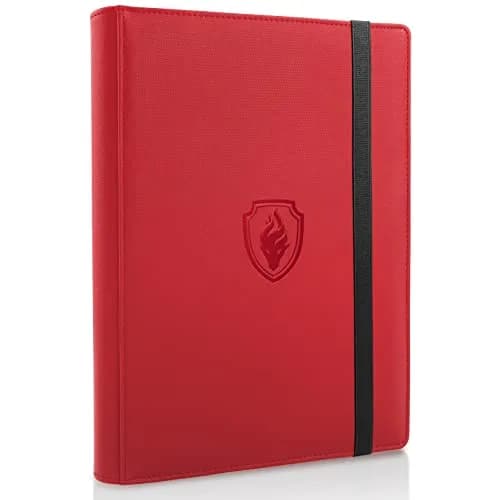 Fabmaker Red 540 Pocket Card Binder | Archival Safe & Water-Resistant - main product image