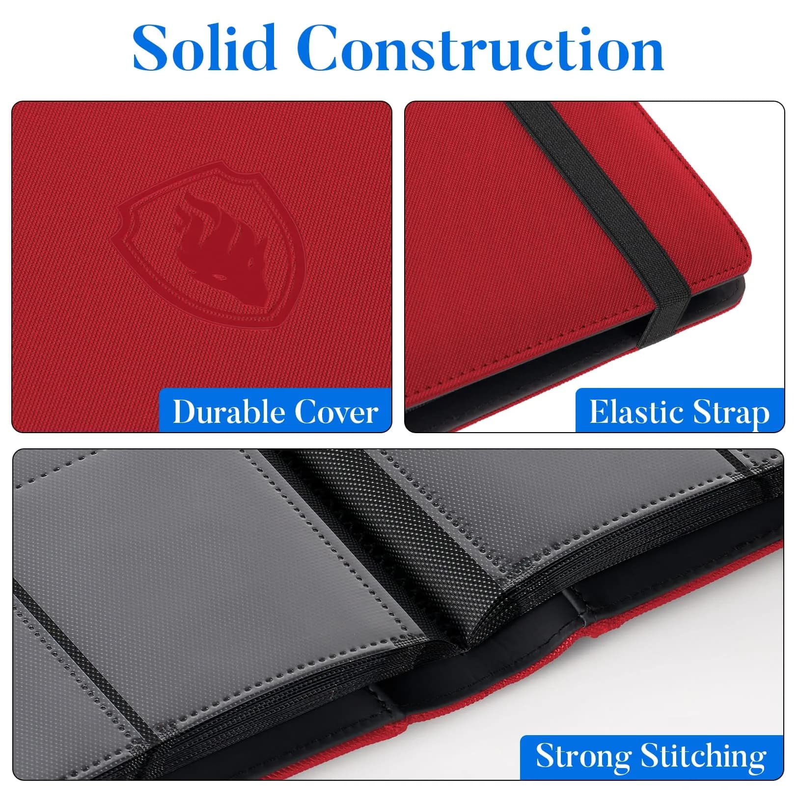 Fabmaker Red 540 Pocket Card Binder | Archival Safe & Water-Resistant thumbnail 2