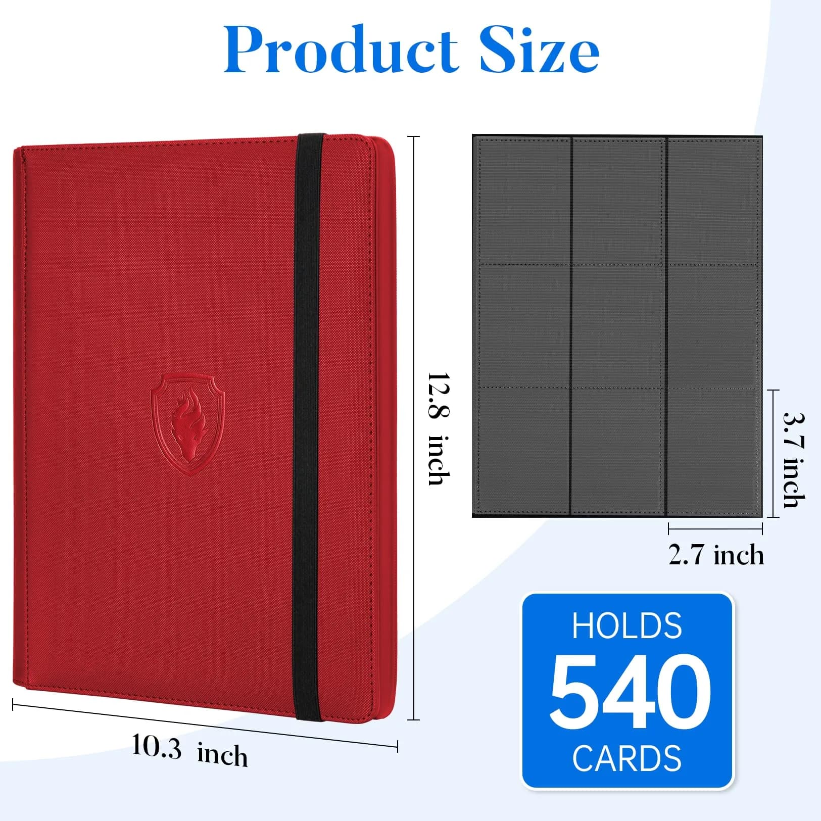Fabmaker Red 540 Pocket Card Binder | Archival Safe & Water-Resistant thumbnail 6
