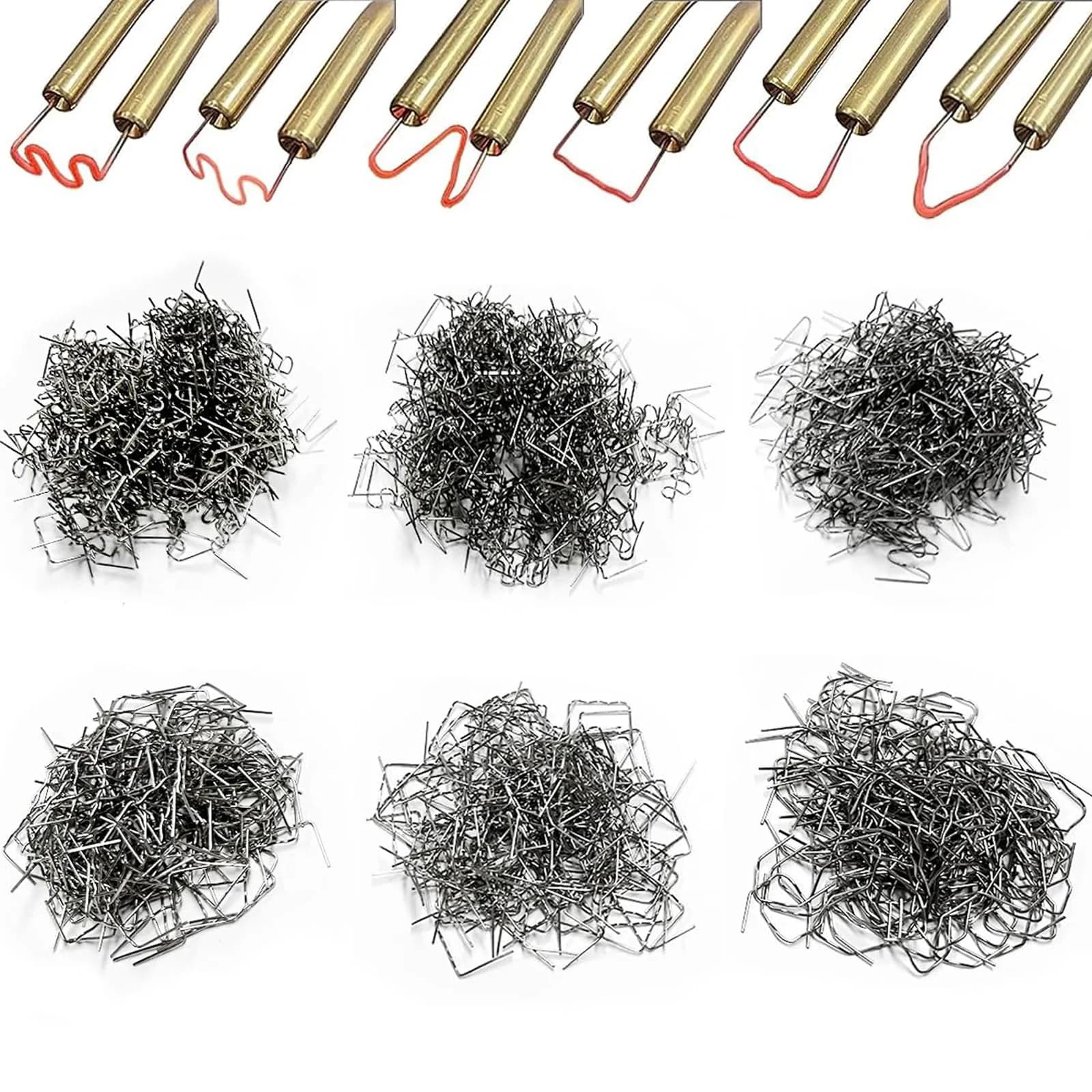 Sawvolker 3000PCS Hot Staple Plastic Welder Staples Kit | 0.6mm & 0.8mm Stainless Steel for Auto & Furniture Repair - main product image