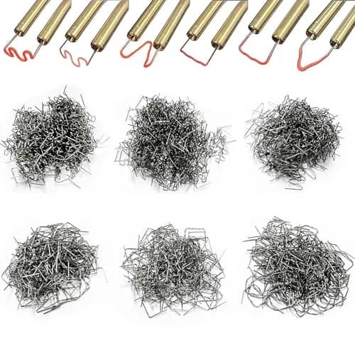Sawvolker 3000PCS Hot Staple Plastic Welder Staples Kit | 0.6mm & 0.8mm Stainless Steel for Auto & Furniture Repair thumbnail 1