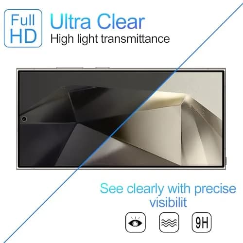 Lokyoo 2 Pack Privacy Screen Protector for Samsung Galaxy S24 Ultra | Anti-Peep, 9H Hardness, Easy Install thumbnail 6