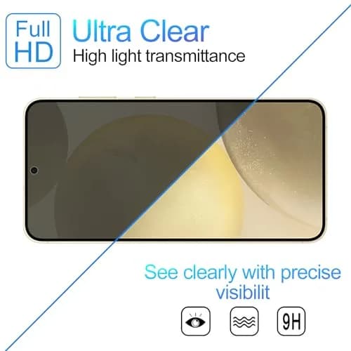 Lokyoo Privacy Screen Protector for Samsung Galaxy S24+ /S24 Plus 6.7" | Anti-Spy, Fingerprint Support thumbnail 6