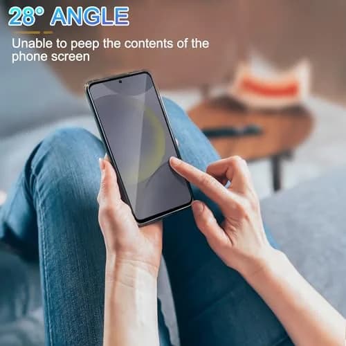 Lokyoo Privacy Screen Protector for Samsung Galaxy S24+ /S24 Plus 6.7" | Anti-Spy, Fingerprint Support thumbnail 3