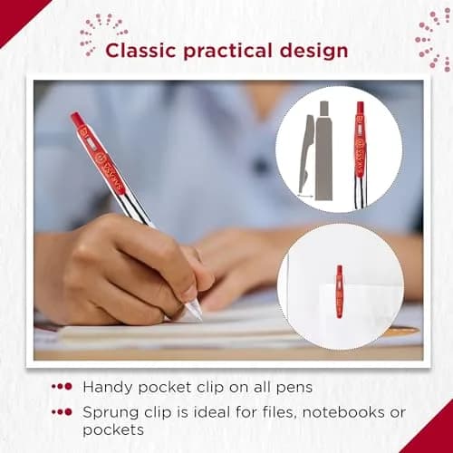 Zebra SARASA CLIP Stripes Gel Pens 10pk | Smudge Proof, 0.7mm Nib, Water Resistant, Eco-Friendly (70-120 chars) thumbnail 6