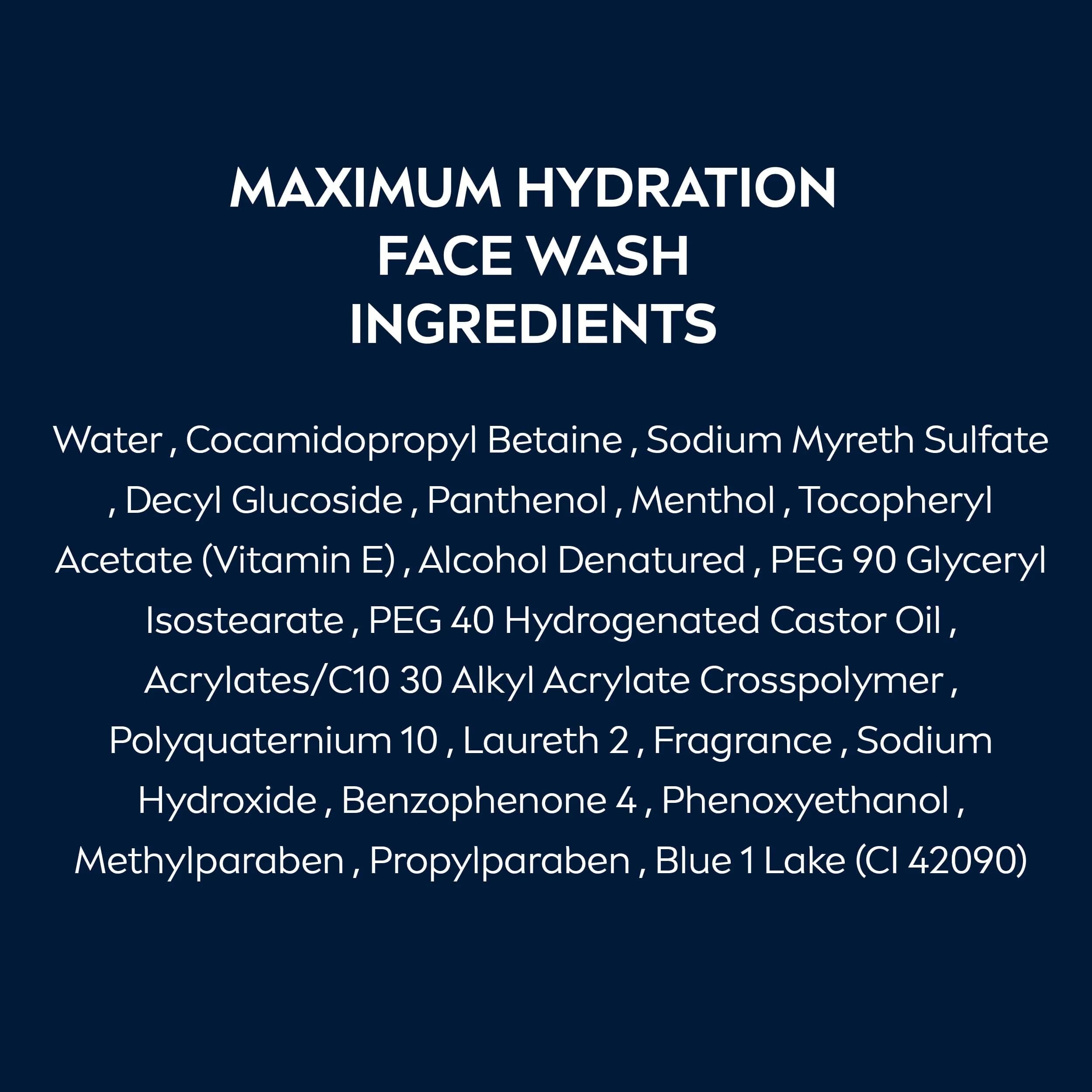 NIVEA MEN Maximum Hydration Face Wash & Scrub Set | 5 Fl Oz Face Wash, 3x4.4 Oz Face Scrub - view 8
