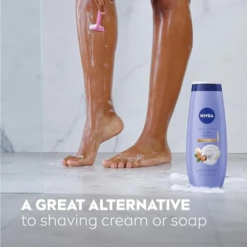 NIVEA Shea Nourish Body Lotion & Shea Butter Body Wash Set | 16.9 Fl Oz (500ml) & 20 Fl Oz (591ml) thumbnail 9