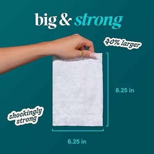 goodwipes Flushable Wipes Shea Coco XL Size | Septic Safe & Plant-Based (153 Count) thumbnail 3