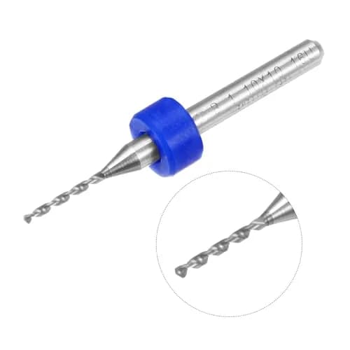 uxcell 1.1mm Tungsten Carbide PCB Drill Bits 2 Set (20 Pcs) | Precision Rotary Tool Bits for Electronics thumbnail 4