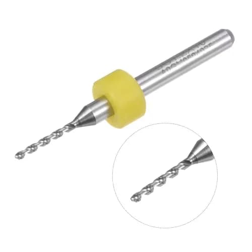 uxcell 1.2mm Tungsten Carbide PCB Drill Bits 38mm Length | 1/8" Shank, 20 Pcs Set thumbnail 4