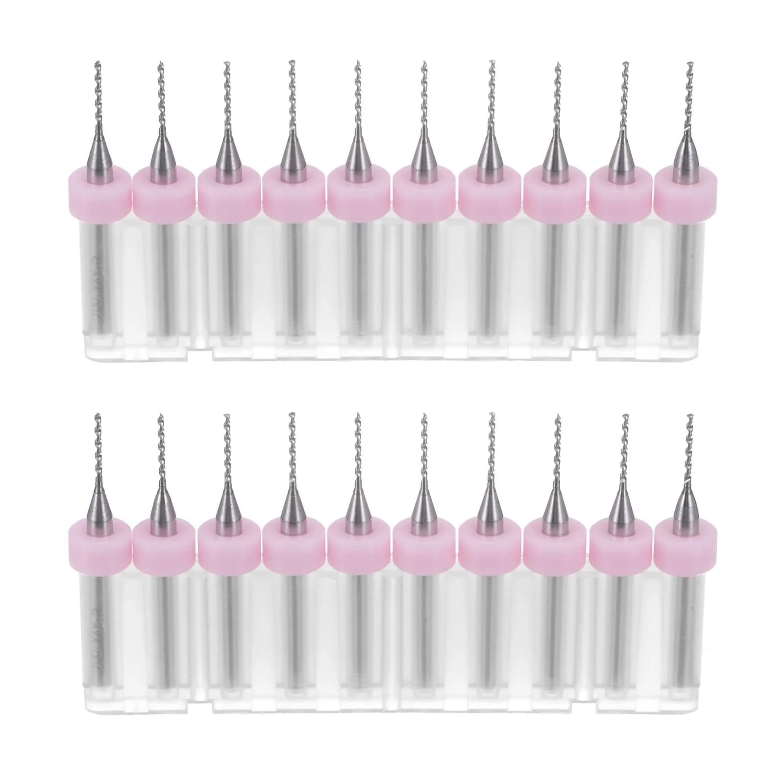 uxcell PCB Drill Bits 0.9mm Tungsten Carbide Rotary Tool 2 Set (20 Pcs) | High Precision for PCB & Soft Metals