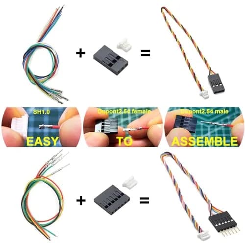 elechawk ELECTRONIC CABLE 20cm | Flexible, High-Quality Connectors for Flight Controllers thumbnail 3