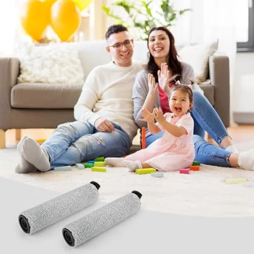 MXZONE Roller Brush Replacement for Tineco iFloor 3 & Floor One S3 Vacuum, 2 Pack | Soft, Fluffy, Washable & Reusable thumbnail 6