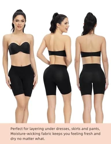 ATTLADY Seamless Boyshorts for Women | Anti-Chafing Underwear Shorts for Dresses, Small thumbnail 5