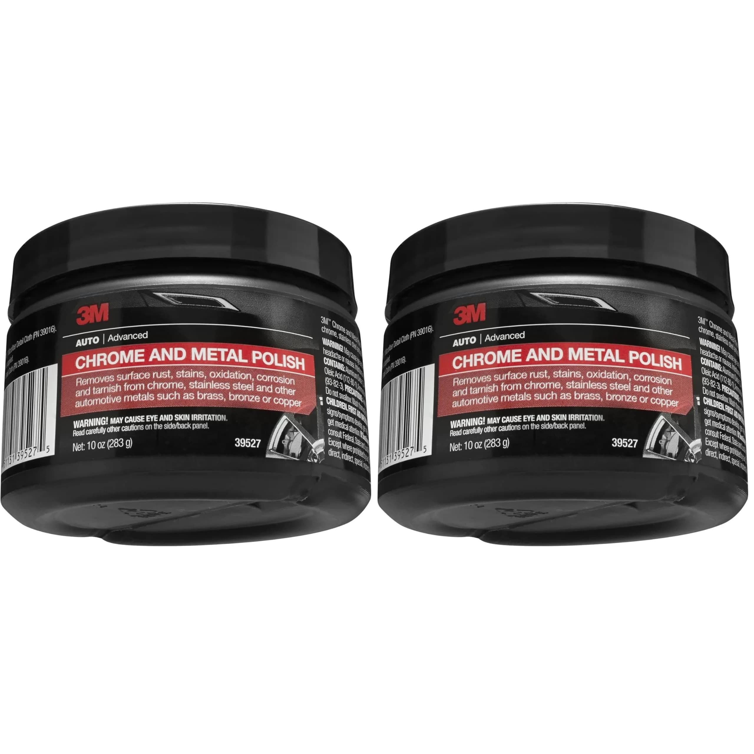 3M Chrome and Metal Polish 20 oz (10 oz Pink x 2) | Restores Shine on Automotive Metals