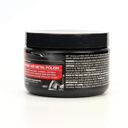 3M Chrome and Metal Polish 20 oz (10 oz Pink x 2) | Restores Shine on Automotive Metals thumbnail 3