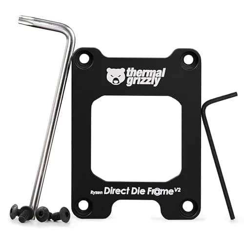 Thermal Grizzly Direct Die Frame Ryzen 7000 V2 Black | For AMD Ryzen 7000 Processors Without IHS thumbnail 7
