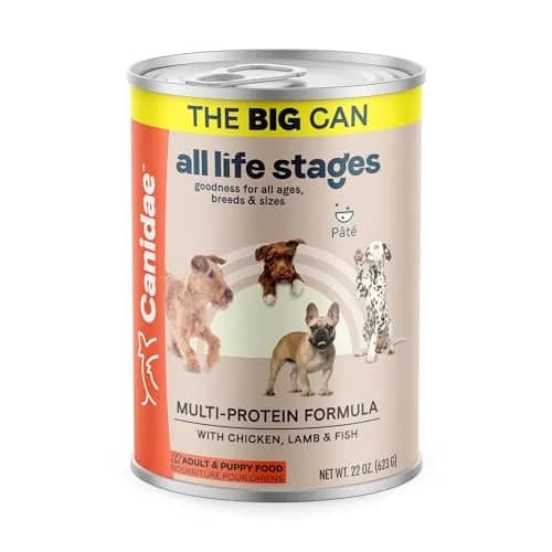 CANIDAE All Life Stages Wet Dog Food, Multi-Protein, 22 oz | Suitable for Puppies & Seniors thumbnail 1