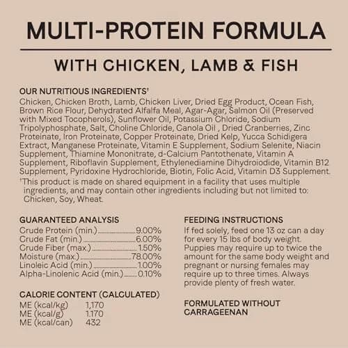 CANIDAE All Life Stages Wet Dog Food, Multi-Protein, 22 oz | Suitable for Puppies & Seniors thumbnail 6