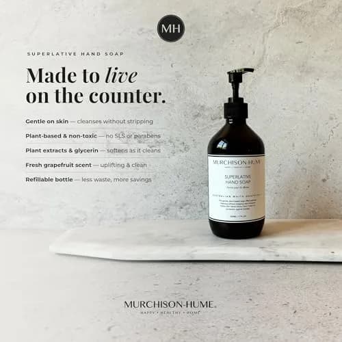 Murchison-Hume Hand Soap | Australian White Grapefruit | 17oz | Vegan, Cruelty-Free, Moisturizing thumbnail 2