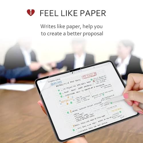 iCarez Matte Screen Protector for iPad Pro 13" (M4 2024/M5 2025) & iPad Air 13" (M2 2024/M3 2025) - Anti-Glare, Fingerprint Resistant, Apple Pencil Compatible 2-Pack thumbnail 5