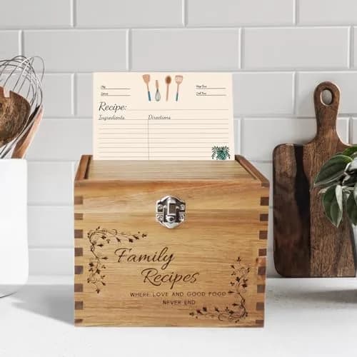 YOJO Recipe Cards,50 Count 4x6 | Minimalist Cardstock for Kitchen & Gifts thumbnail 5