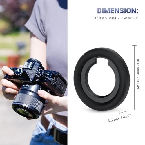 JJC Rubber Eyecup for Nikon Z8 Z9 ZF | Soft Silicone Viewfinder Accessory thumbnail 5