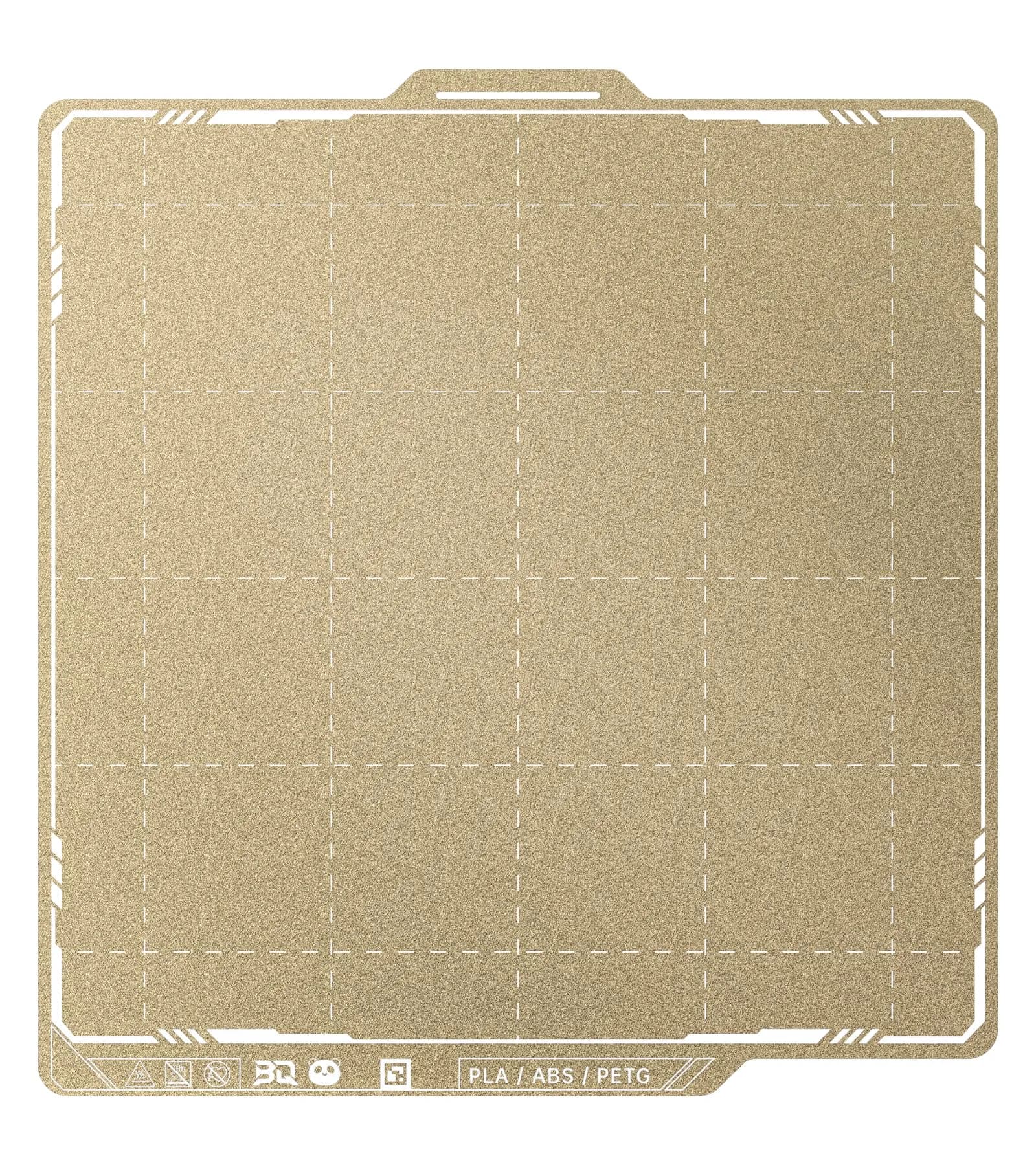 BIQU PyroGrip Double Side Textured PEI Build Plate 257x257mm | Grips Prints for Bambu Lab Printers