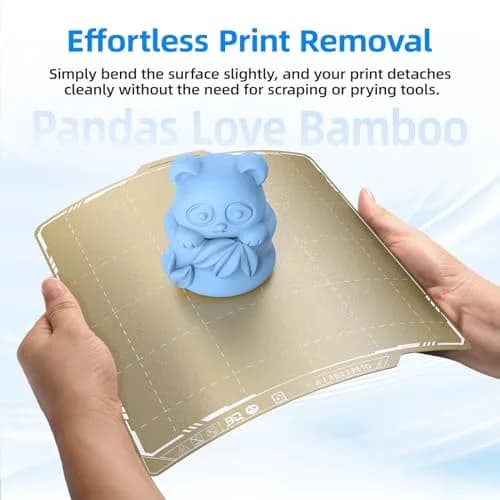 BIQU PyroGrip Double Side Textured PEI Build Plate 257x257mm | Grips Prints for Bambu Lab Printers thumbnail 6