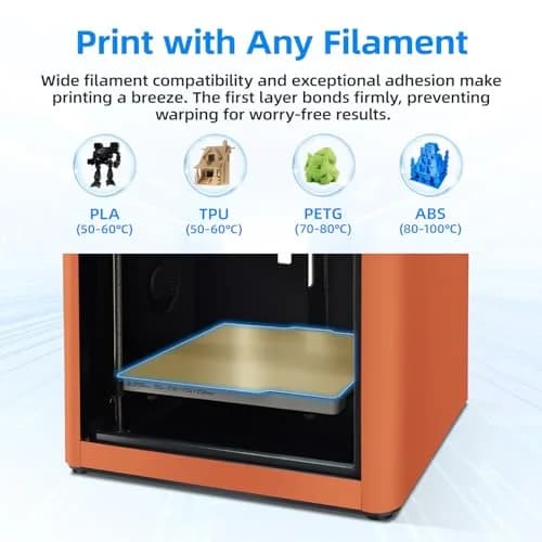 BIQU PyroGrip Smooth PEI+Textured PEI Build Plate 257x257mm | Double Sided Spring Steel Sheet for Bambu Lab Printers thumbnail 4