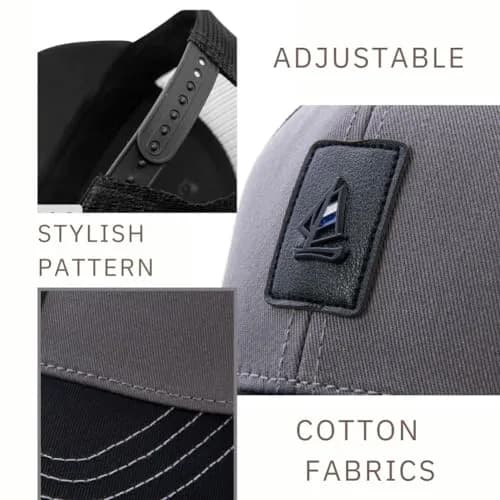 FASHIXD Big Head Oversize Mesh Baseball Cap for Men | XXL Sun Hat with Adjustable Buckle thumbnail 5