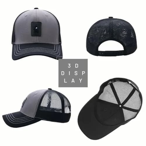 FASHIXD Big Head Oversize Mesh Baseball Cap for Men | XXL Sun Hat with Adjustable Buckle thumbnail 3