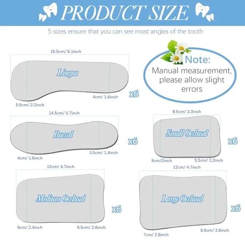 Frienda 30Pcs Dental Photography Intraoral Mirror Set | 5 Shapes for Oral Checks & Photography thumbnail 2