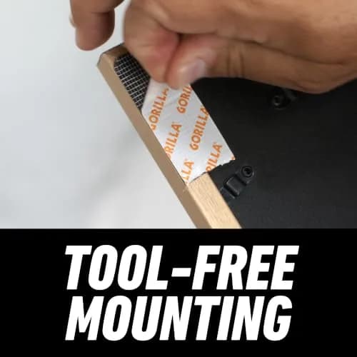 GORILLA Max Strength Heavy Duty Mounting Tape 1 in x 60 in (2.54 cm x 152.4 cm) | Holds Up to 45 lbs thumbnail 4