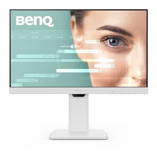 BenQ GW2486TC Office USB hub Monitor 24" 1080p | Eye-Care IPS | Height Adjustable | White thumbnail 1