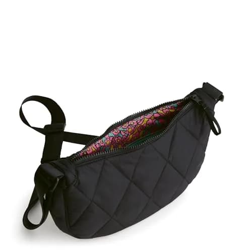 Vera Bradley Water Resistant Quilted Crossbody Bag – Moonless Night | Lightweight & Stylish (70-120 chars) thumbnail 4