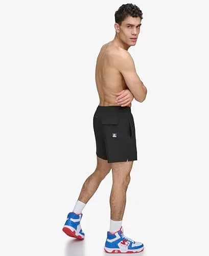 STARTER Men's Swim Trunk Black | UPF 40+ Quick Dry Stretch Volley thumbnail 3