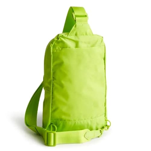 Vera Bradley Women's Ripstop Lorman Sling Backpack Lime Green | Lightweight Travel & Daily Use thumbnail 2